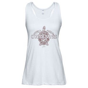 Outer B.A.N.K.S Nc Sea Turtle Ladies Essential Flowy Tank