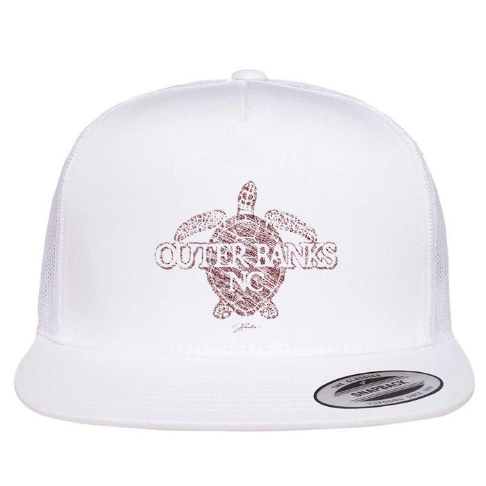 Outer B.A.N.K.S Nc Sea Turtle Flatbill Hat