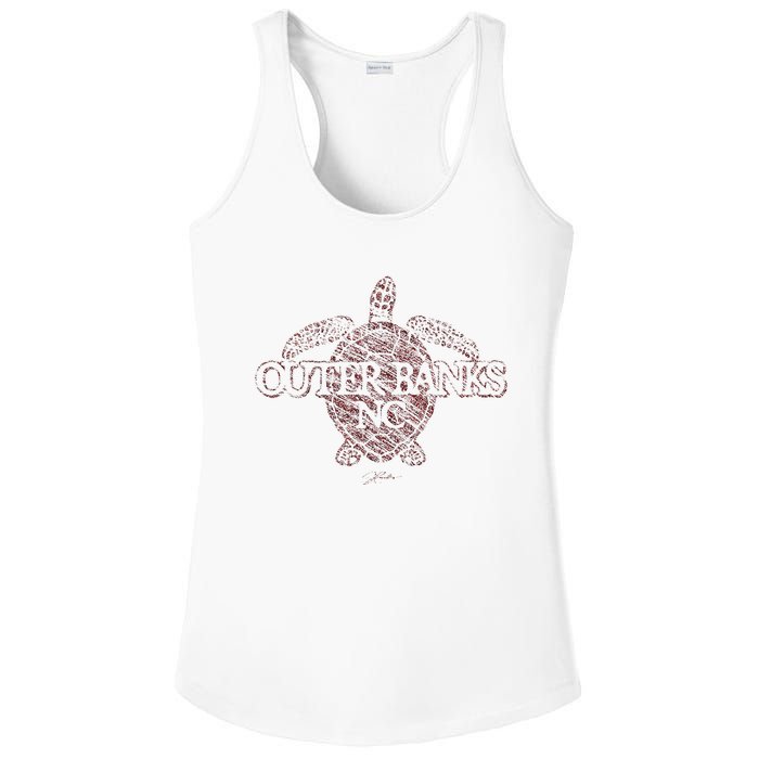 Outer B.A.N.K.S Nc Sea Turtle Ladies PosiCharge Competitor Racerback Tank