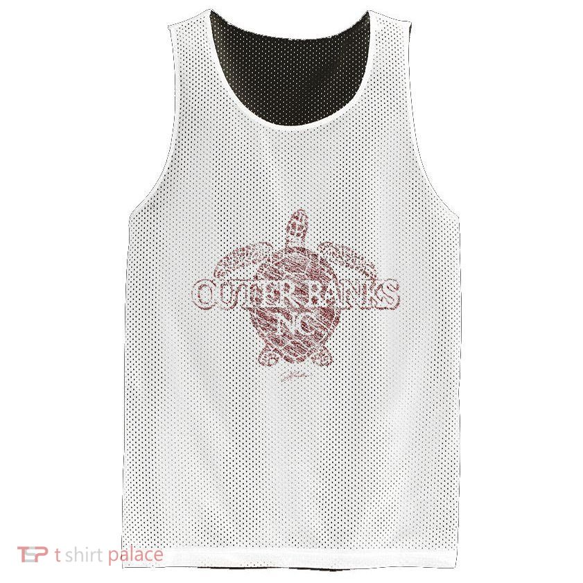 Outer B.A.N.K.S Nc Sea Turtle Mesh Reversible Basketball Jersey Tank