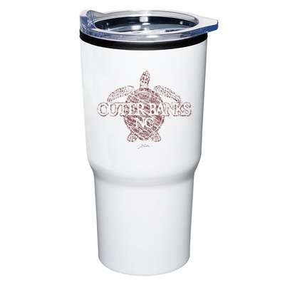 Outer B.A.N.K.S Nc Sea Turtle Tumbler