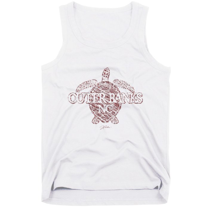 Outer B.A.N.K.S Nc Sea Turtle Tank Top
