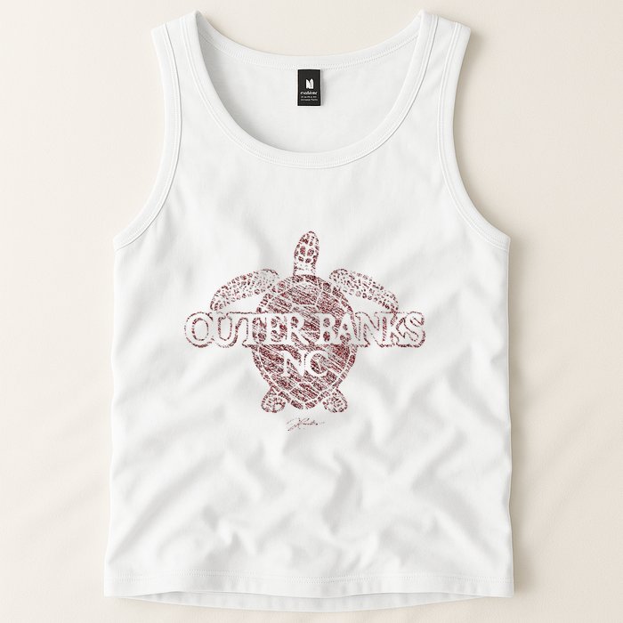 Outer B.A.N.K.S Nc Sea Turtle Tank Top