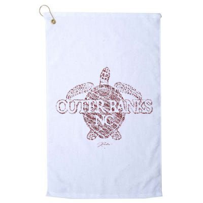 Outer B.A.N.K.S Nc Sea Turtle Golf Towel