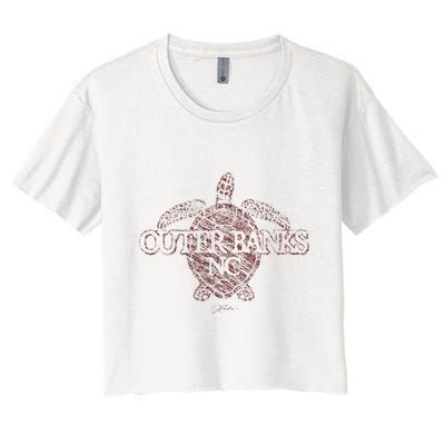 Outer B.A.N.K.S Nc Sea Turtle Crop Top