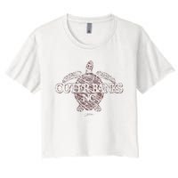 Outer B.A.N.K.S Nc Sea Turtle Women's Crop Top Tee