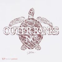 Outer B.A.N.K.S Nc Sea Turtle Cropped Pullover Crew