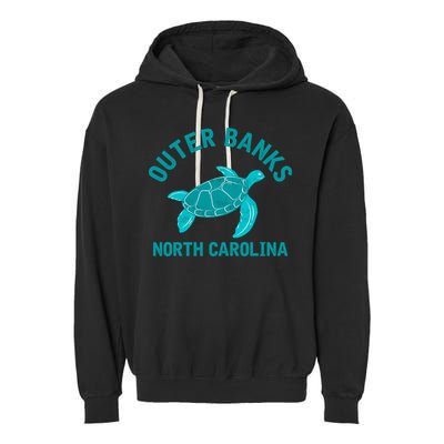 Outer Banks North Carolina NC Beach Garment-Dyed Fleece Hoodie