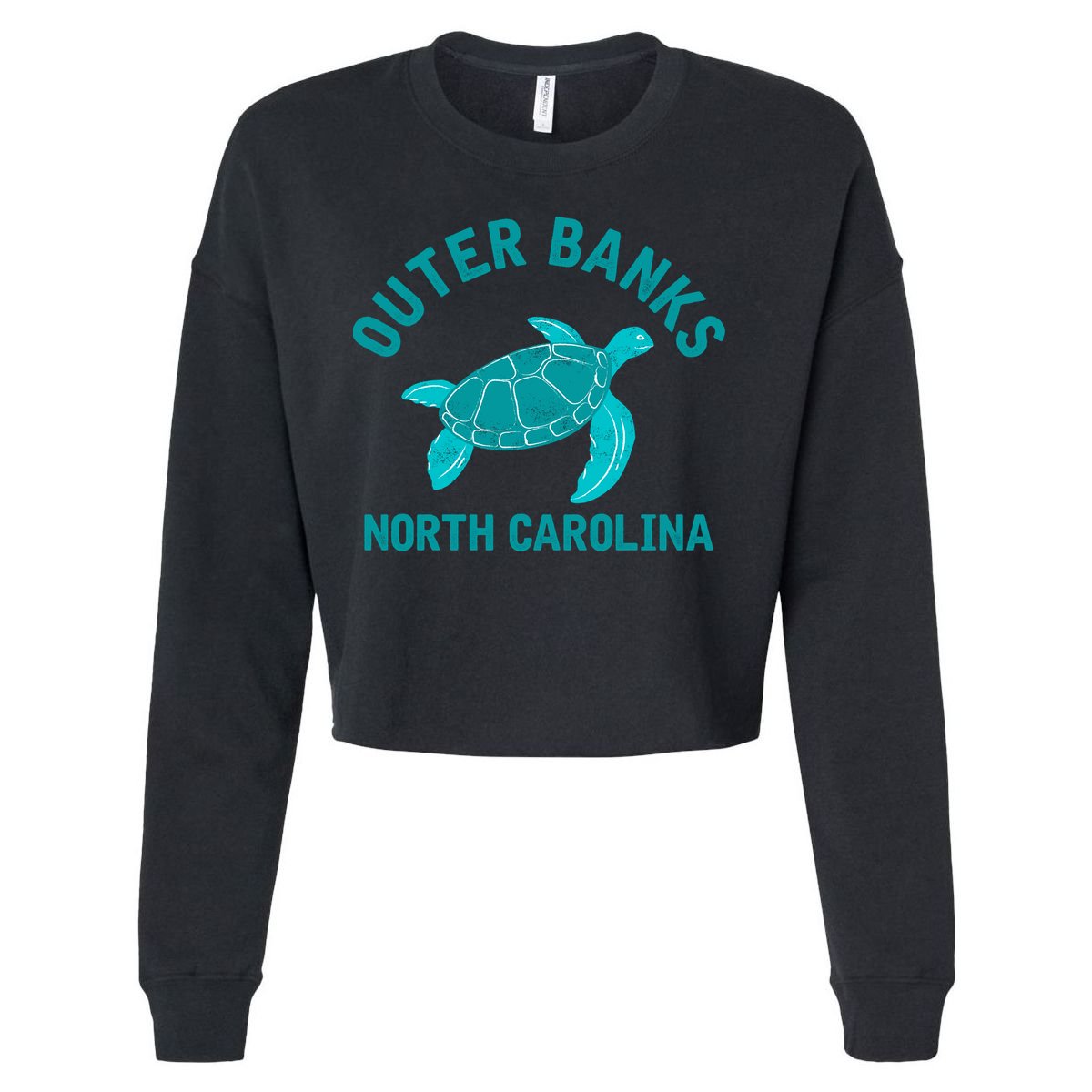 Outer Banks North Carolina NC Beach Cropped Pullover Crew