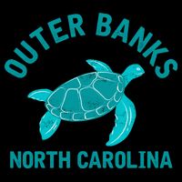 Outer Banks North Carolina NC Beach Cropped Pullover Crew