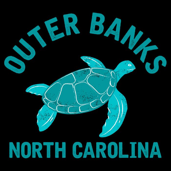 Outer Banks North Carolina NC Beach Cropped Pullover Crew