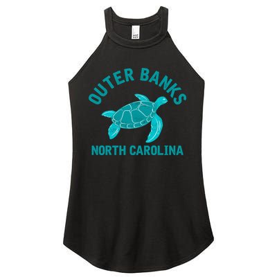 Outer Banks North Carolina NC Beach Women's Perfect Tri Rocker Tank
