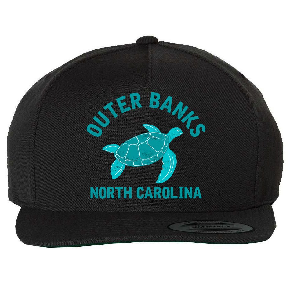 Outer Banks North Carolina NC Beach Wool Snapback Cap