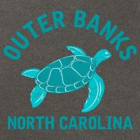 Outer Banks North Carolina NC Beach Cotton Canvas Backpack