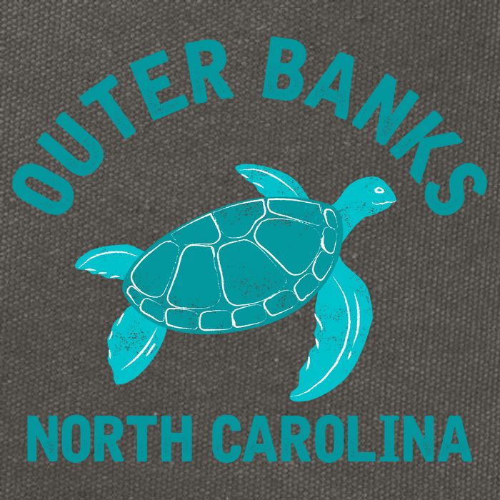Outer Banks North Carolina NC Beach Cotton Canvas Backpack