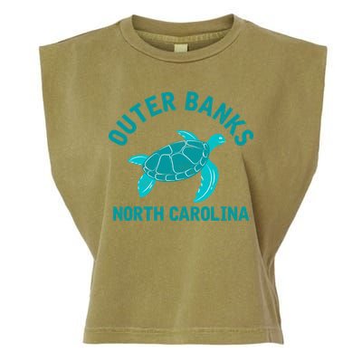 Outer Banks North Carolina NC Beach Garment-Dyed Women's Muscle Tee