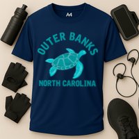 Outer Banks North Carolina NC Beach Cooling Performance Crew T-Shirt