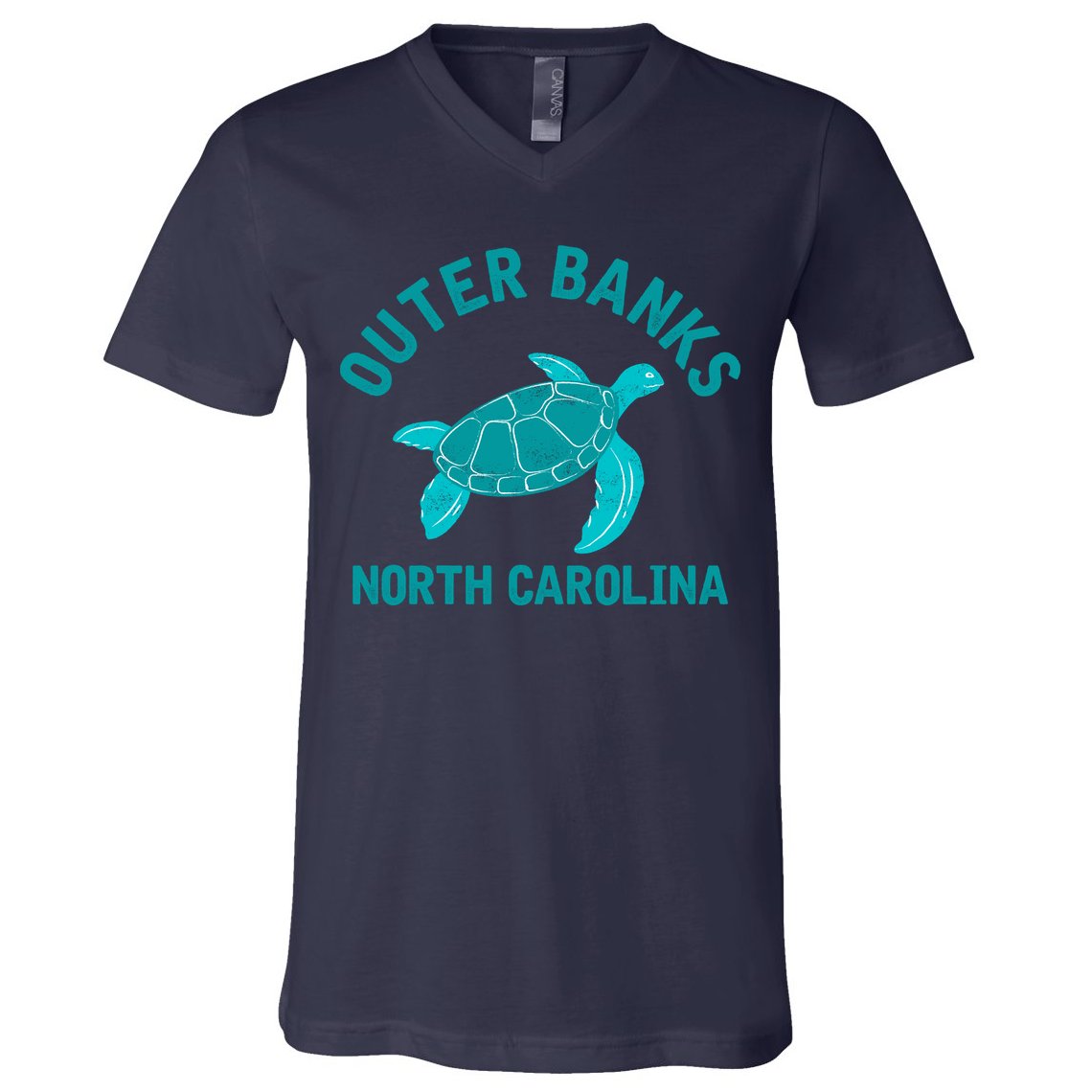 Outer Banks North Carolina NC Beach V-Neck T-Shirt