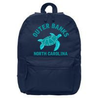 Outer Banks North Carolina NC Beach 16 in Basic Backpack