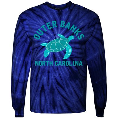 Outer Banks North Carolina NC Beach Tie-Dye Long Sleeve Shirt