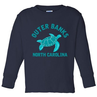 Outer Banks North Carolina NC Beach Toddler Long Sleeve Shirt