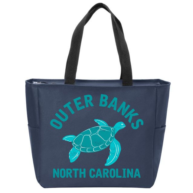 Outer Banks North Carolina NC Beach Zip Tote Bag