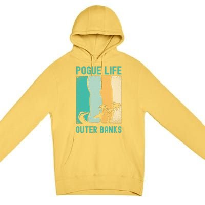 Outer Banks North Carolina NC Beach Premium Pullover Hoodie