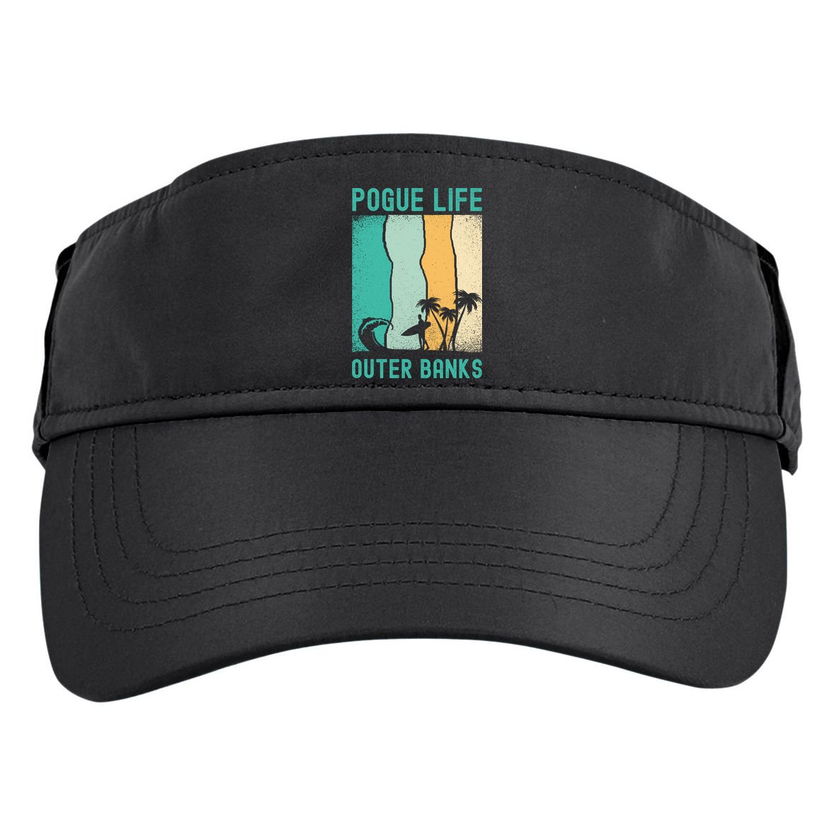 Outer Banks North Carolina NC Beach Adult Drive Performance Visor
