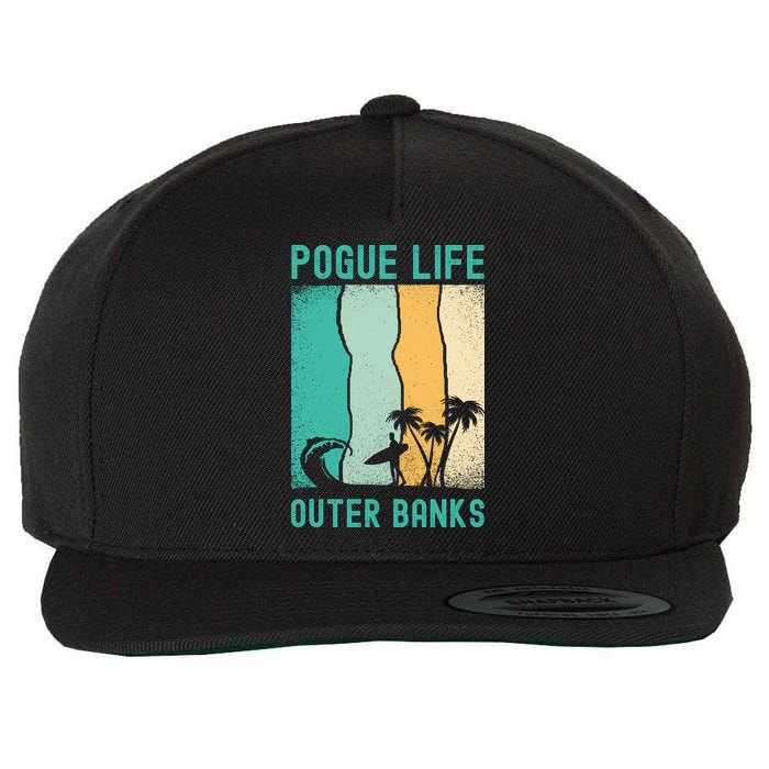 Outer Banks North Carolina NC Beach Wool Snapback Cap