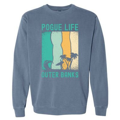 Outer Banks North Carolina NC Beach Garment-Dyed Sweatshirt