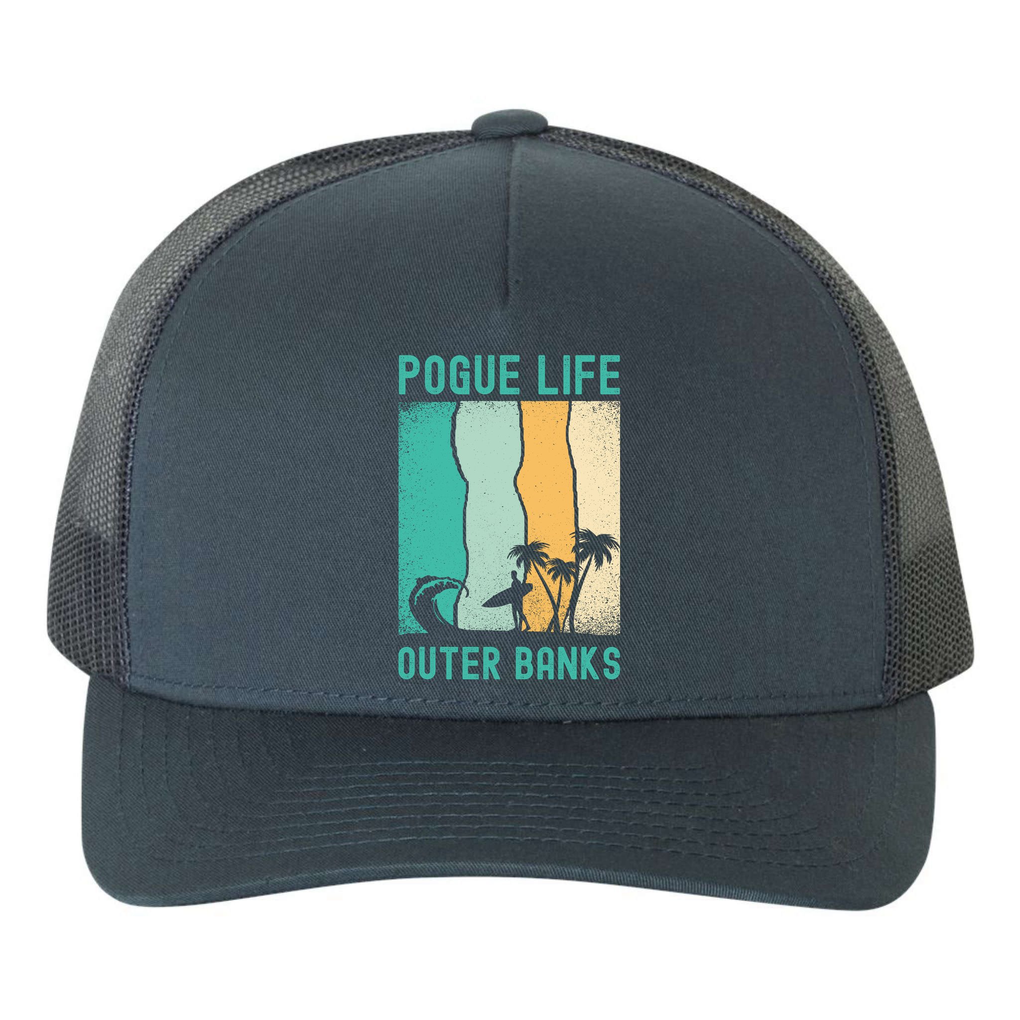 Outer Banks North Carolina NC Beach Yupoong Adult 5-Panel Trucker Hat