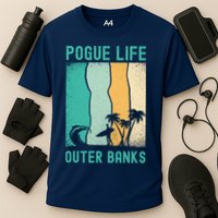 Outer Banks North Carolina NC Beach Cooling Performance Crew T-Shirt