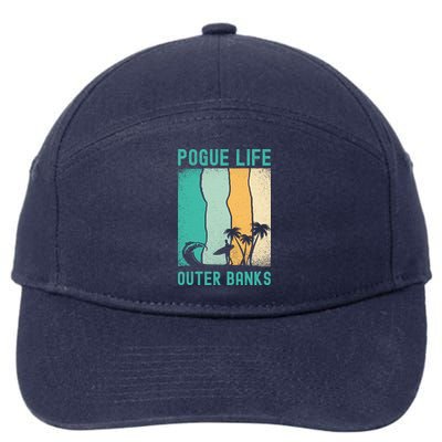 Outer Banks North Carolina NC Beach 7-Panel Snapback Hat
