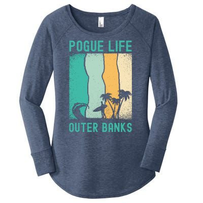 Outer Banks North Carolina NC Beach Women's Perfect Tri Tunic Long Sleeve Shirt