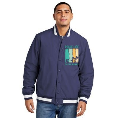 Outer Banks North Carolina NC Beach Insulated Varsity Jacket