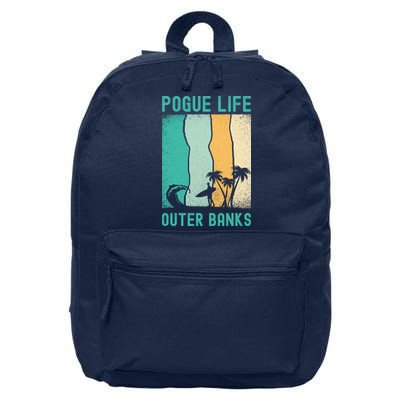 Outer Banks North Carolina NC Beach 16 in Basic Backpack