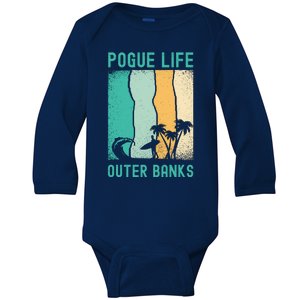 Outer Banks North Carolina NC Beach Baby Long Sleeve Bodysuit