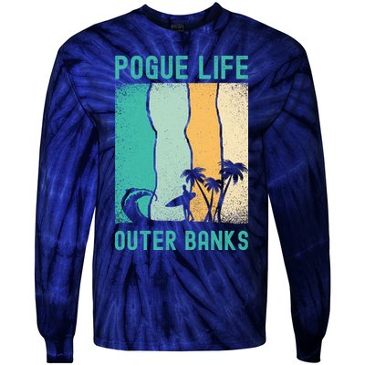 Outer Banks North Carolina NC Beach Tie-Dye Long Sleeve Shirt
