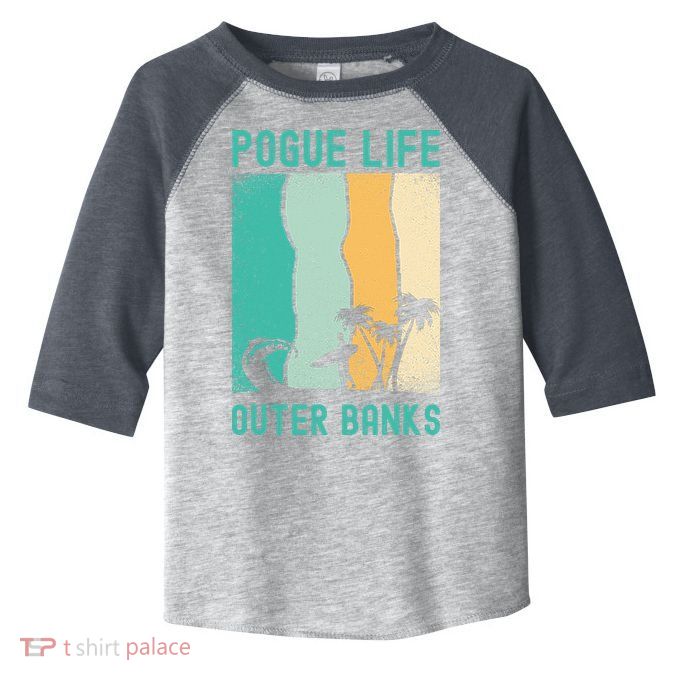 Outer Banks North Carolina NC Beach Toddler Fine Jersey T-Shirt