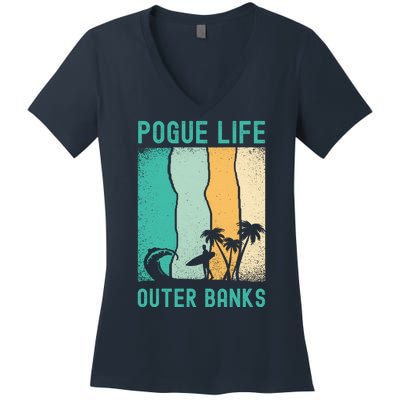 Outer Banks North Carolina NC Beach Women's V-Neck T-Shirt