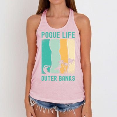 Outer Banks North Carolina NC Beach Women's Knotted Racerback Tank