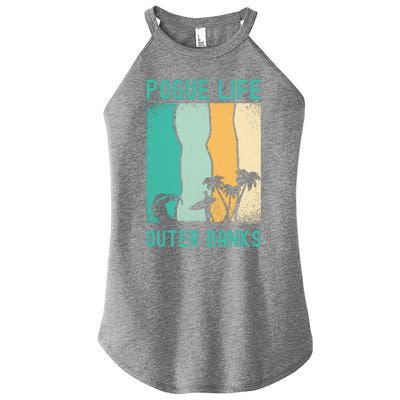 Outer Banks North Carolina NC Beach Women's Perfect Tri Rocker Tank