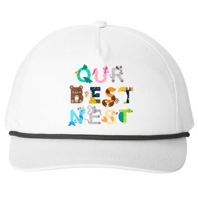 Our Best Nest Funny School Shirt First Day Of School Snapback Five-Panel Rope Hat