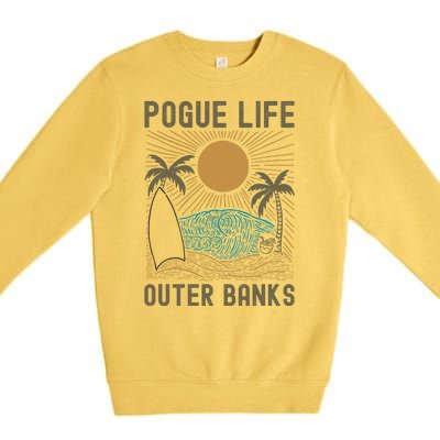 Outer Banks North Carolina NC Beach Premium Crewneck Sweatshirt