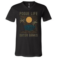 Outer Banks North Carolina NC Beach V-Neck T-Shirt