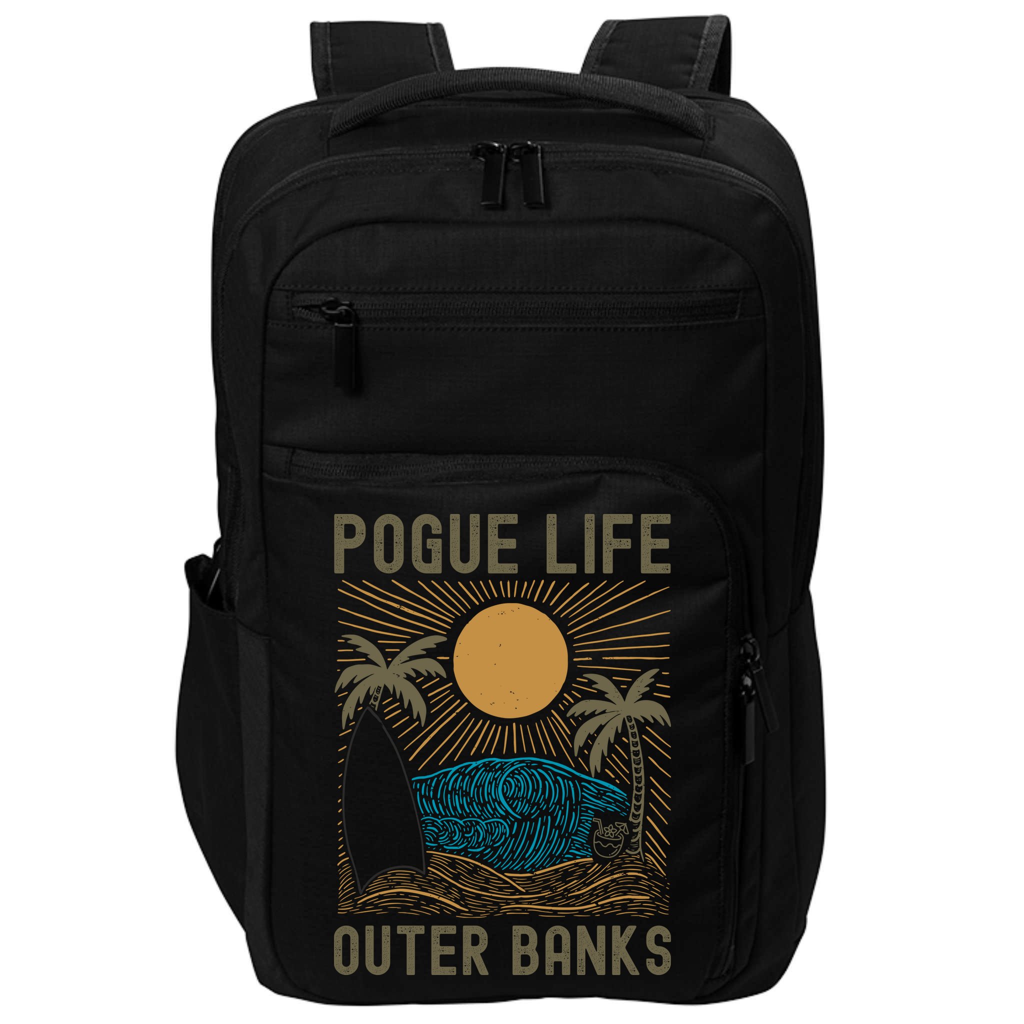 Outer Banks North Carolina NC Beach Impact Tech Backpack