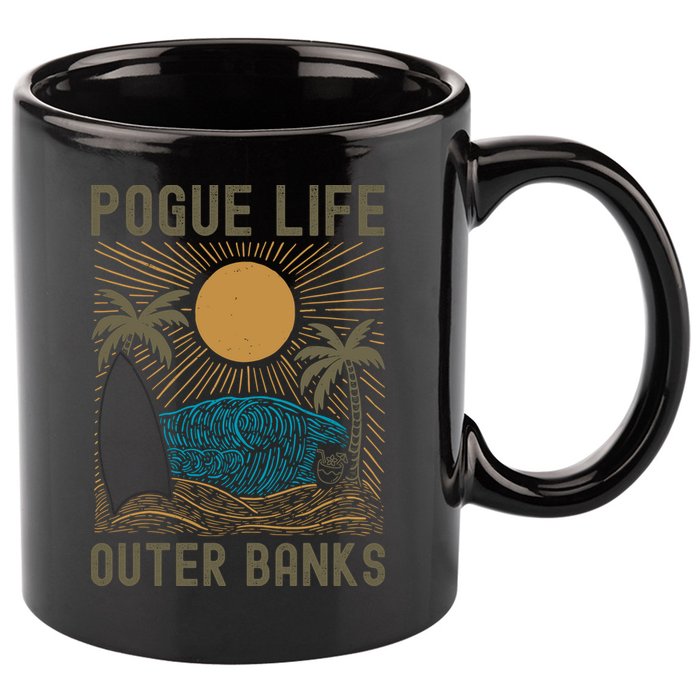 Outer Banks North Carolina NC Beach 11oz C Handle Ceramic Mug