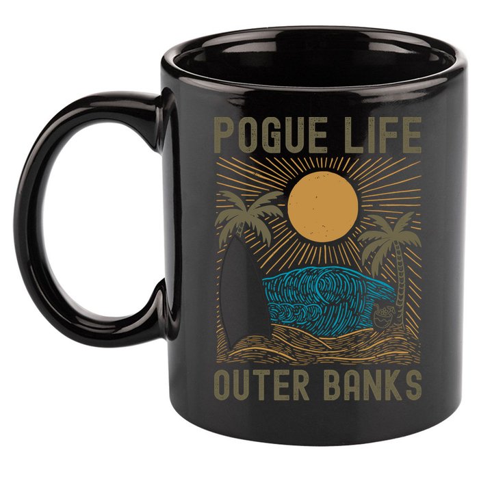 Outer Banks North Carolina NC Beach 11oz C Handle Ceramic Mug