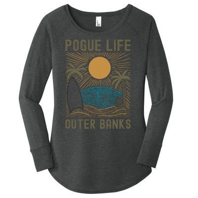 Outer Banks North Carolina NC Beach Women's Perfect Tri Tunic Long Sleeve Shirt