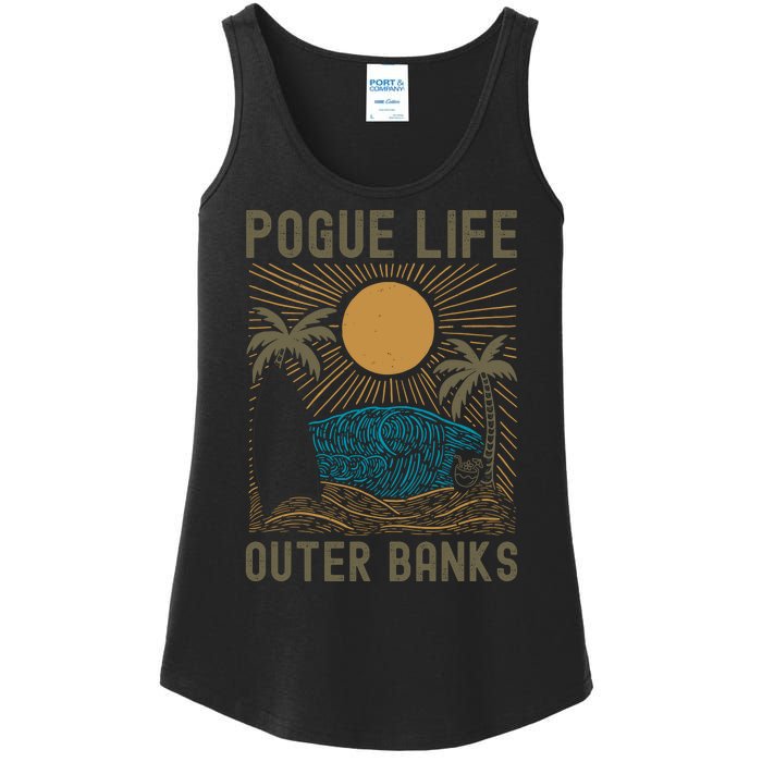 Outer Banks North Carolina NC Beach Ladies Essential Tank